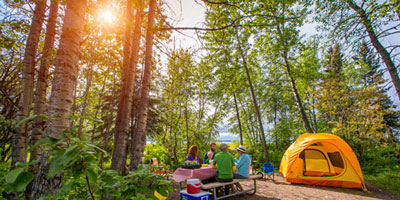 Campground in Saskatchewan